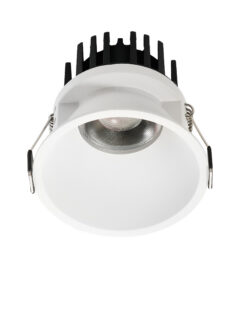 Луна за вграждане Nova Luce GERMIN 9540223 бял на фасада