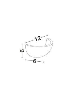 Аплик Nova Luce ONICA 9540229 бял детайл 5