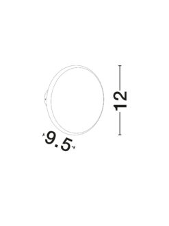 Аплик Nova Luce ONUT 9540232 бял детайл 4