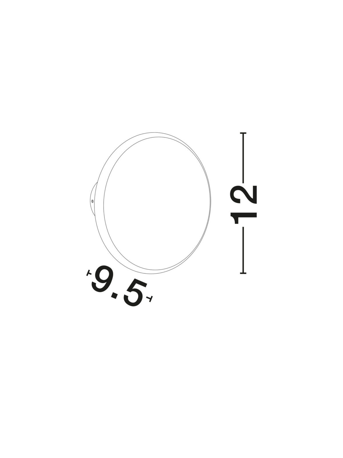 Аплик Nova Luce ONUT 9540232 бял детайл 4