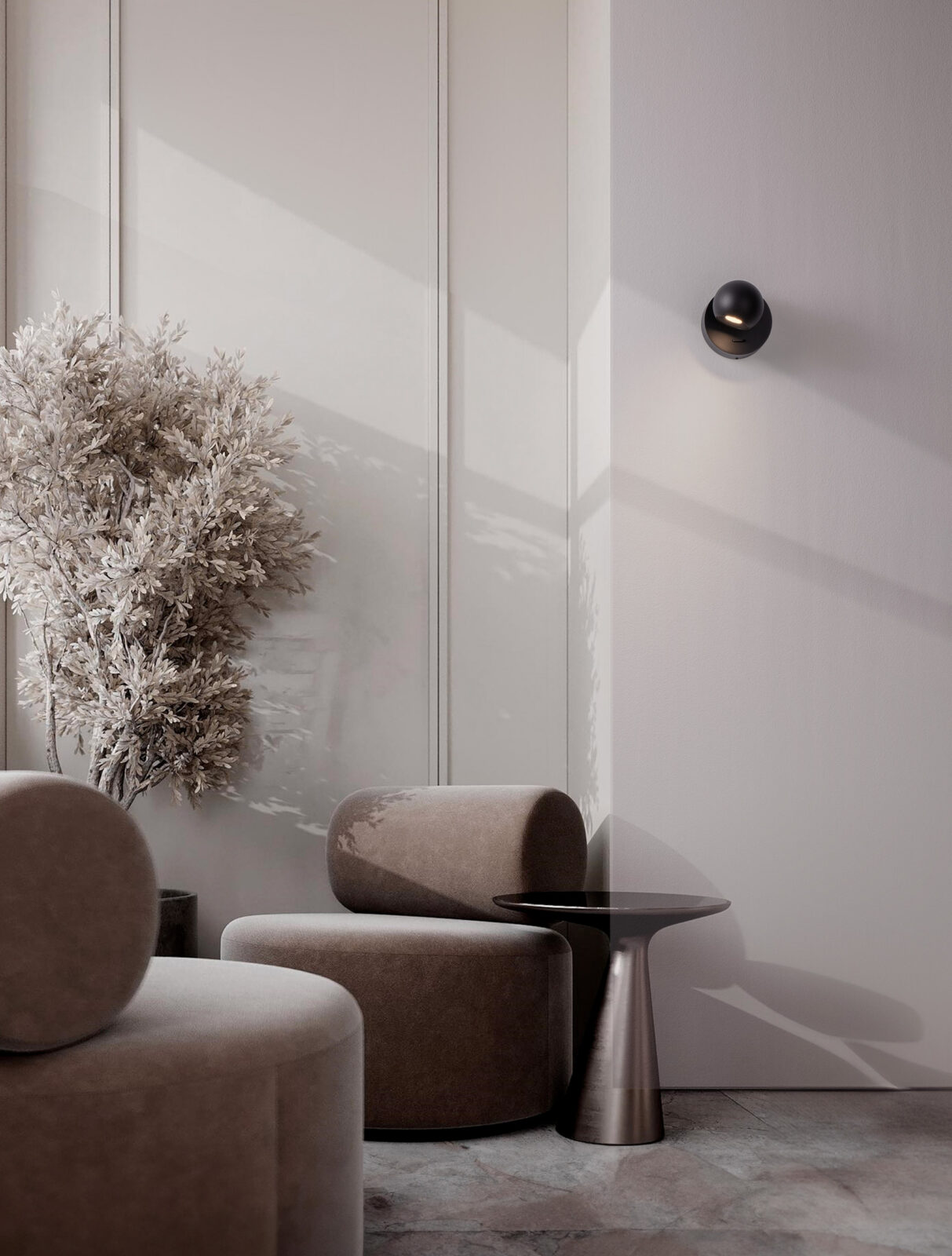 Аплик Nova Luce SFERA 9540255 черен