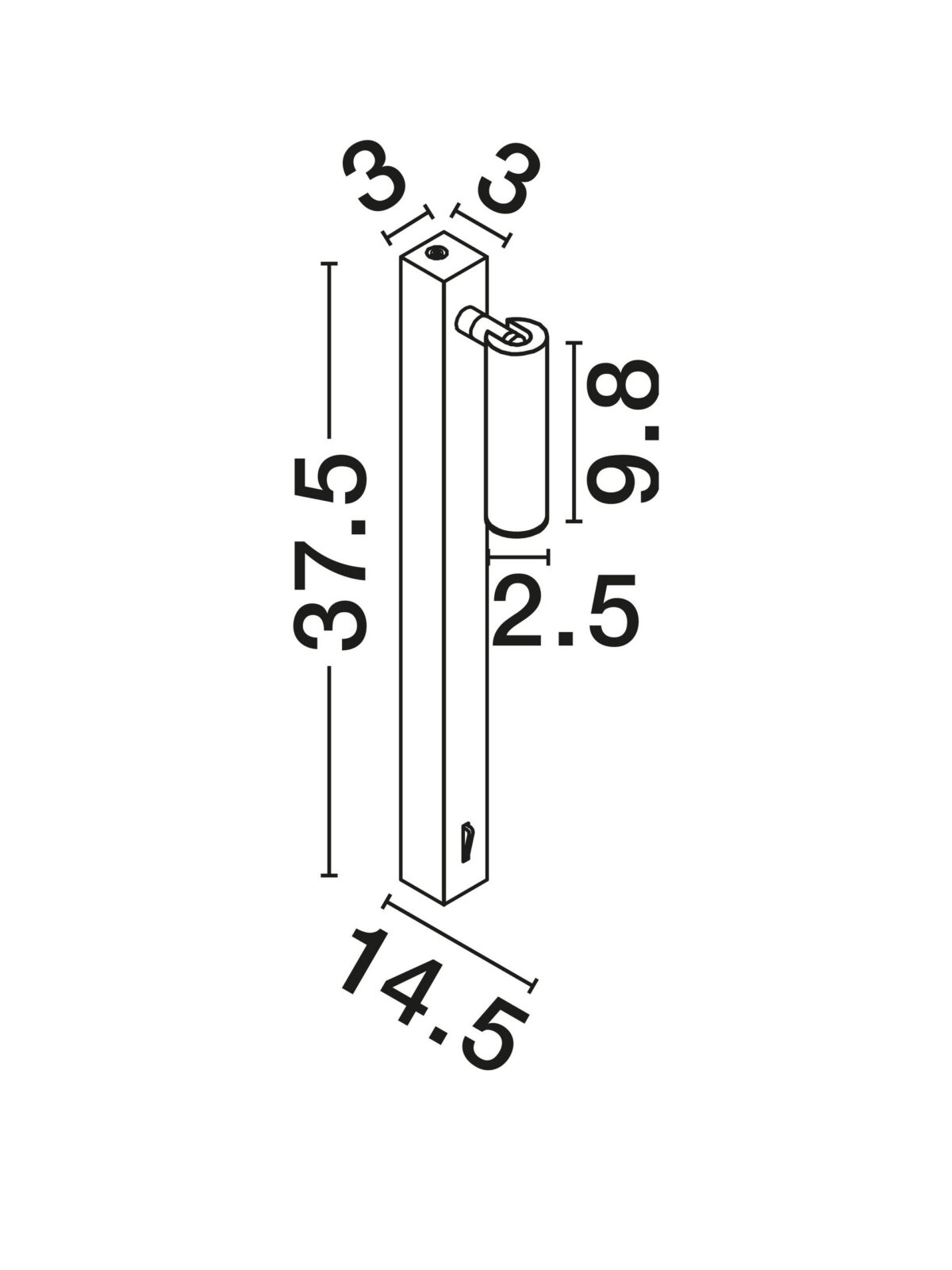 Аплик Nova Luce TONDO 9540274 черен детайл 7