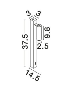 Аплик Nova Luce TONDO 9540275 бял детайл 6
