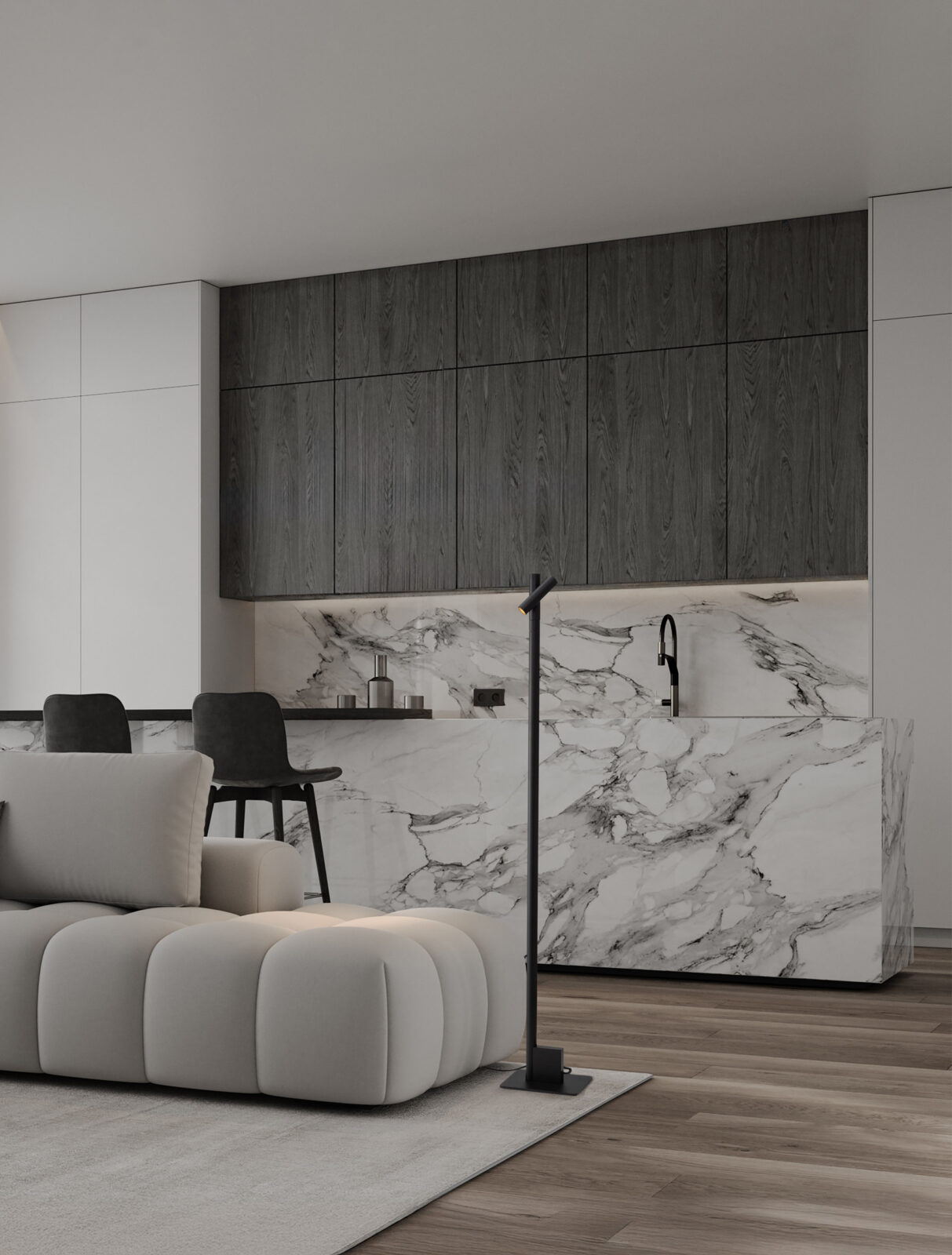 Лампион Nova Luce ARCO 9540290 черен