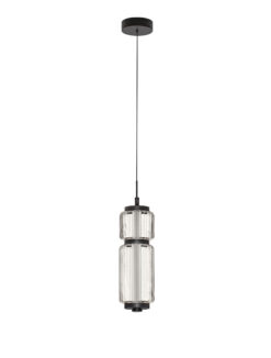 Пендел Nova Luce LIESSA 9540291 черен в интериор