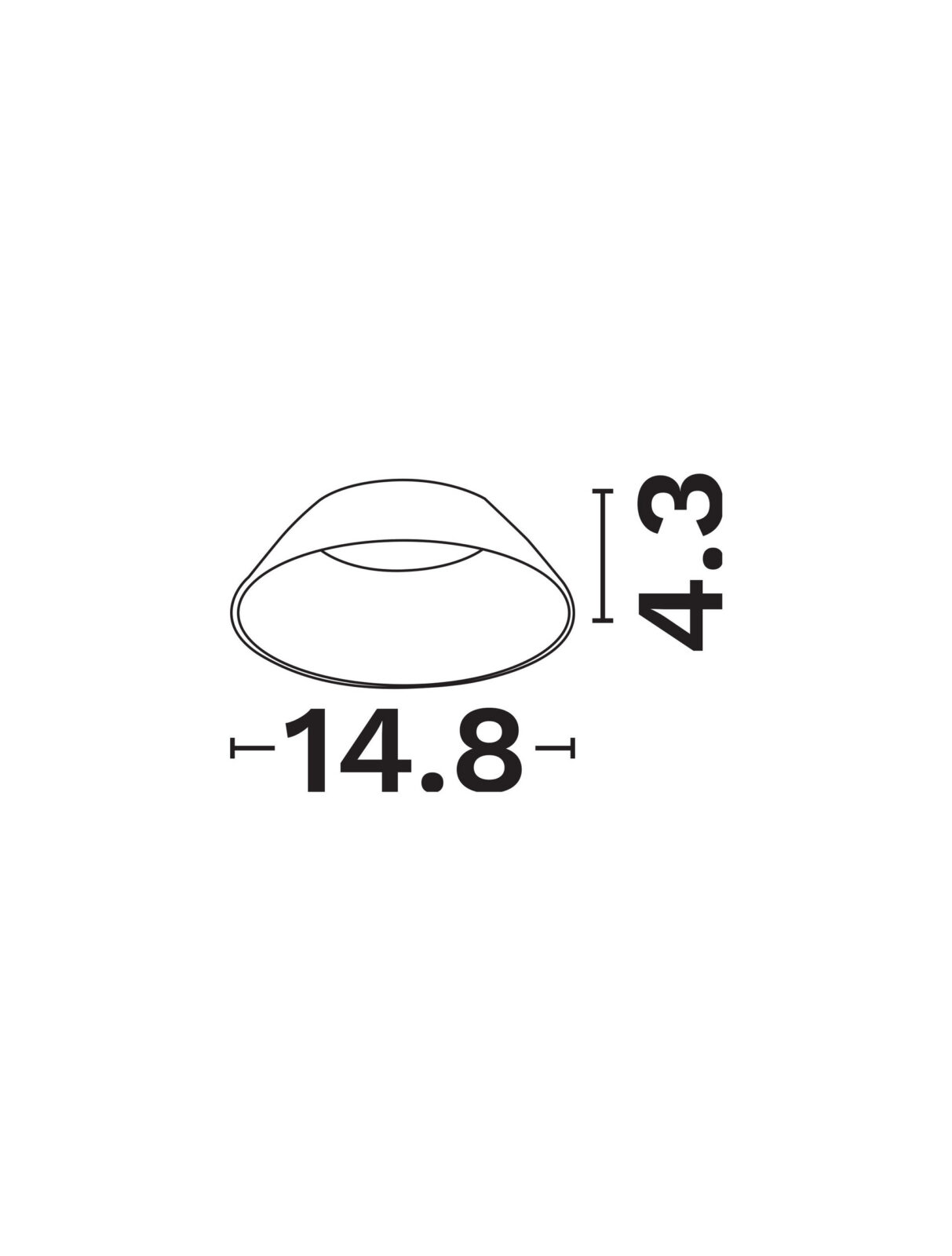 Рамка Nova Luce VESSEL 9540304 черен детайл 2