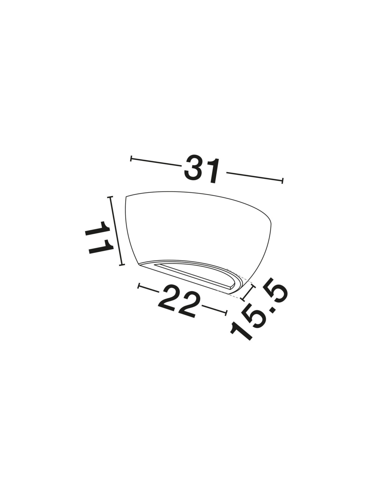 Аплик Nova Luce ALIVIO 9540400 бял детайл 6