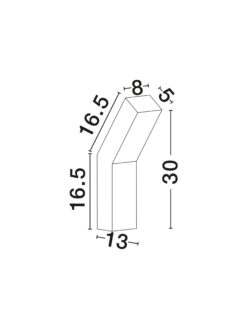 Аплик Nova Luce RAGGIO 9540405 бял детайл 6