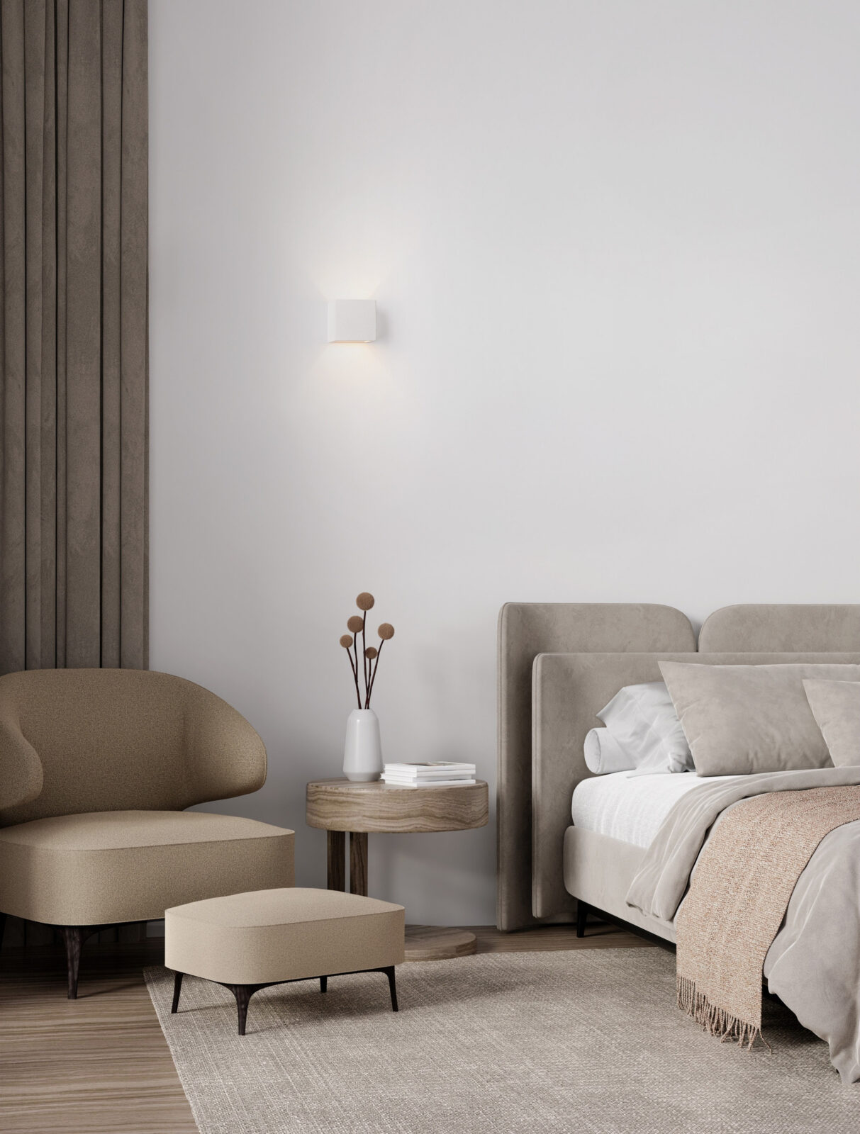 Аплик Nova Luce SENSIA 9540406 бял