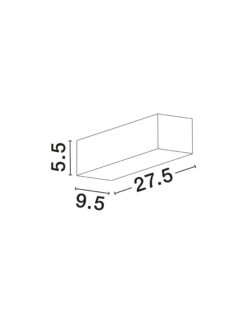 Аплик Nova Luce LITA 9540407 бял детайл 6