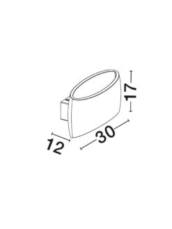 Аплик Nova Luce PEZZO 9540409 бял детайл 6