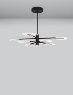 Полилей Nova Luce GENTI 9545408 черен детайл 2