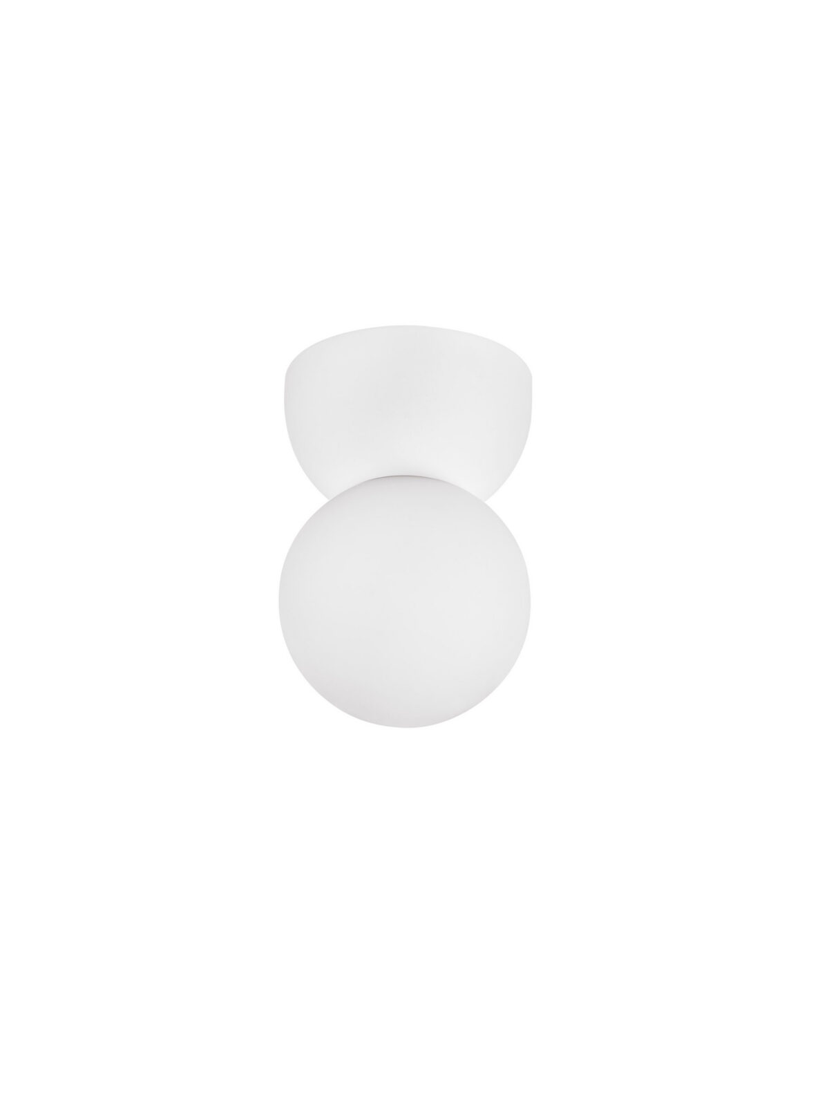 Плафониера Nova Luce ZERO 9577014 бял в интериор