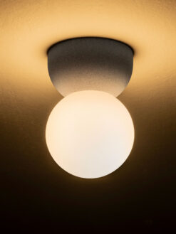 Плафониера Nova Luce ZERO 9577015 сив детайл 5
