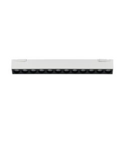 Магнитно тяло Nova Luce SHALLOW 9580655 бял в интериор