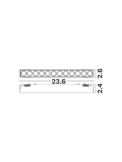 Магнитно тяло Nova Luce SHALLOW 9580655 бял детайл 2