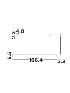 Магнитно тяло Nova Luce SHALLOW 9580662 бял детайл 2