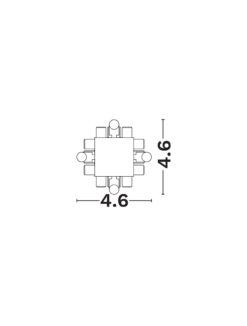 Конектор Nova Luce SHALLOW 9580664 бял в интериор