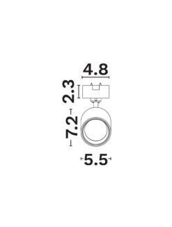 Магнитно тяло Nova Luce SHALLOW 9580732 черен детайл 3