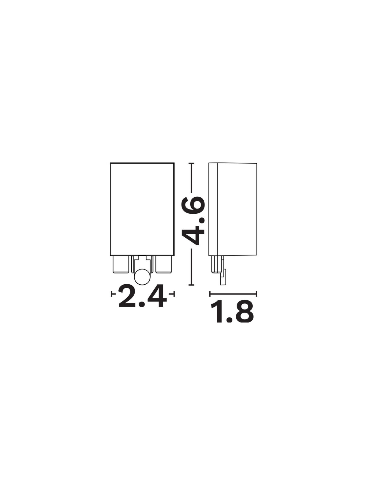 Конектор Nova Luce SHALLOW 9580743 черен в интериор