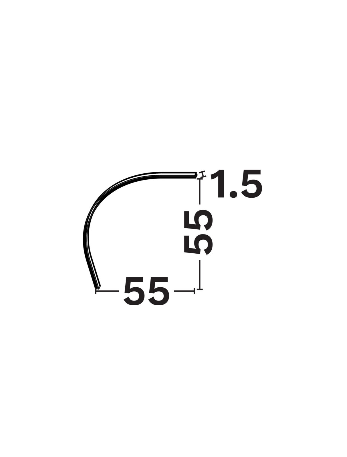 Шина Nova Luce 5MM 9580755 черен в интериор