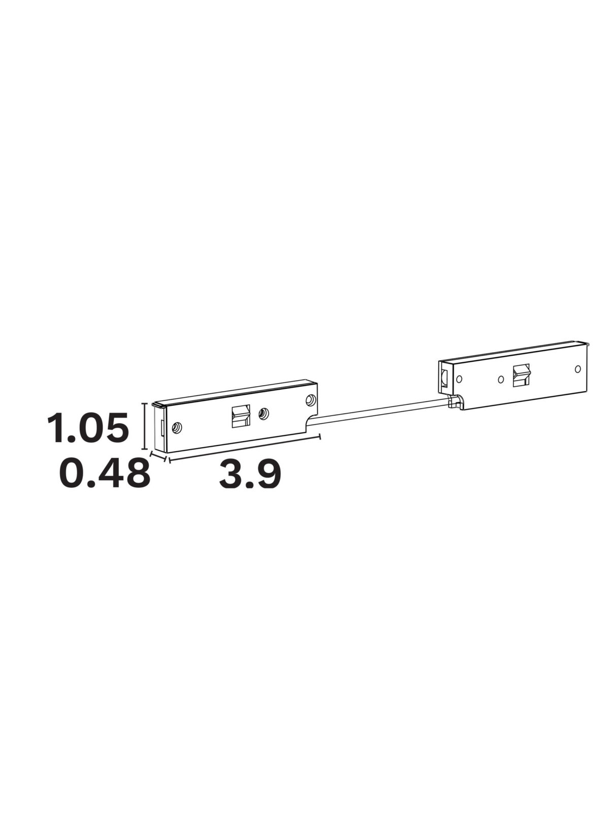 Конектор Nova Luce 5MM 9580758 черен в интериор