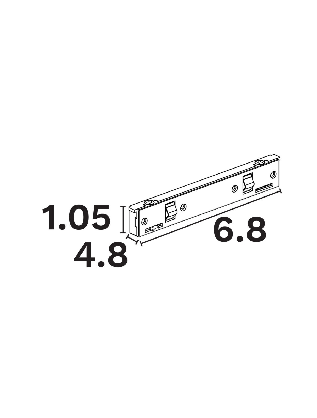 Конектор Nova Luce 5MM 9580759 черен в интериор