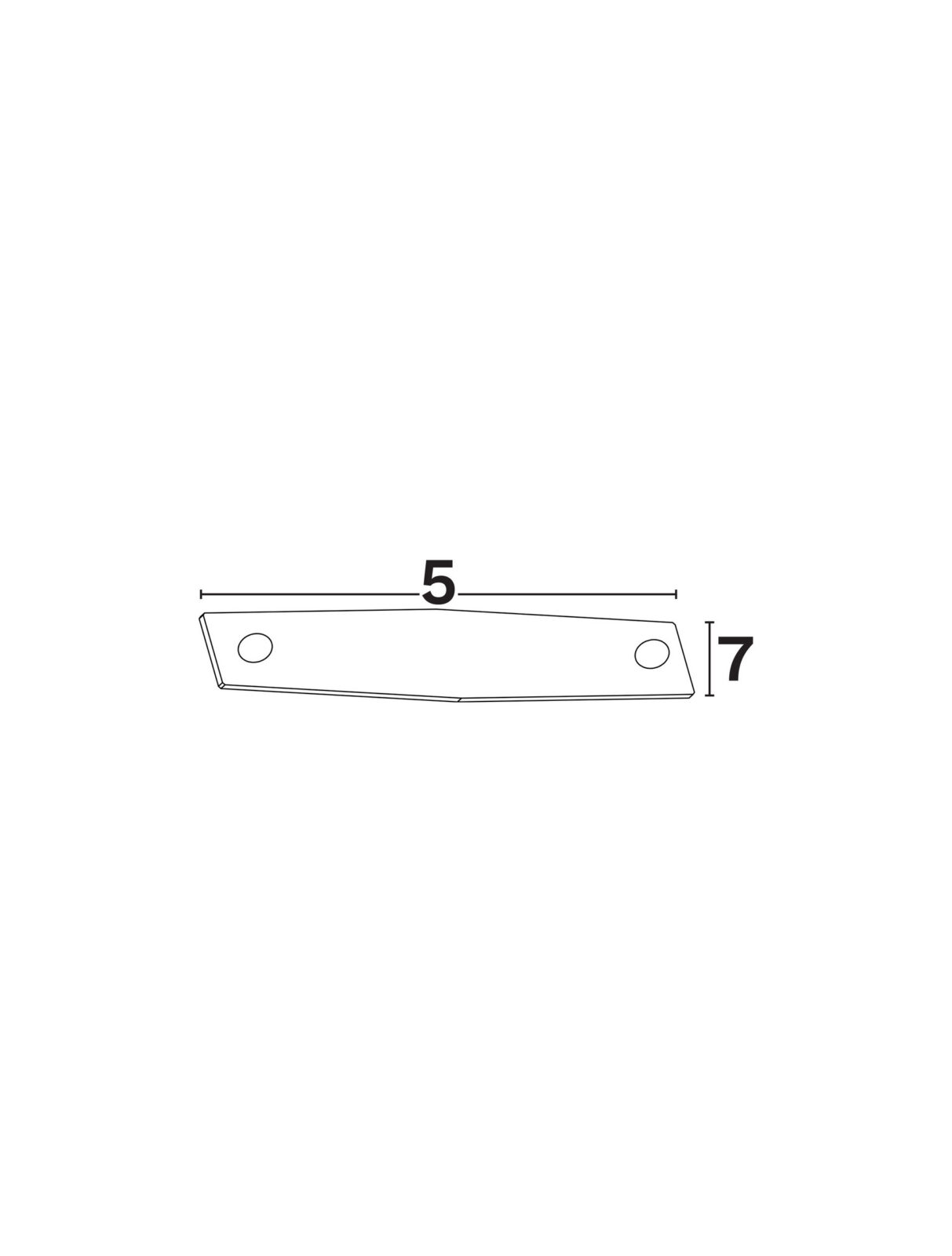 Конектор Nova Luce 5MM 9580766 черен в интериор