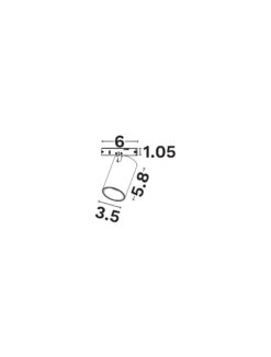 Магнитно тяло Nova Luce 5MM 9580771 черен детайл 2