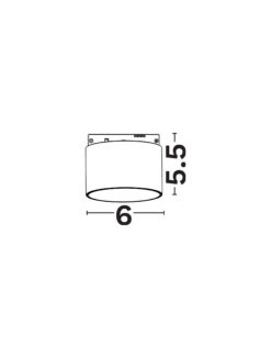 Магнитно тяло Nova Luce 5MM 9580774 черен детайл 3