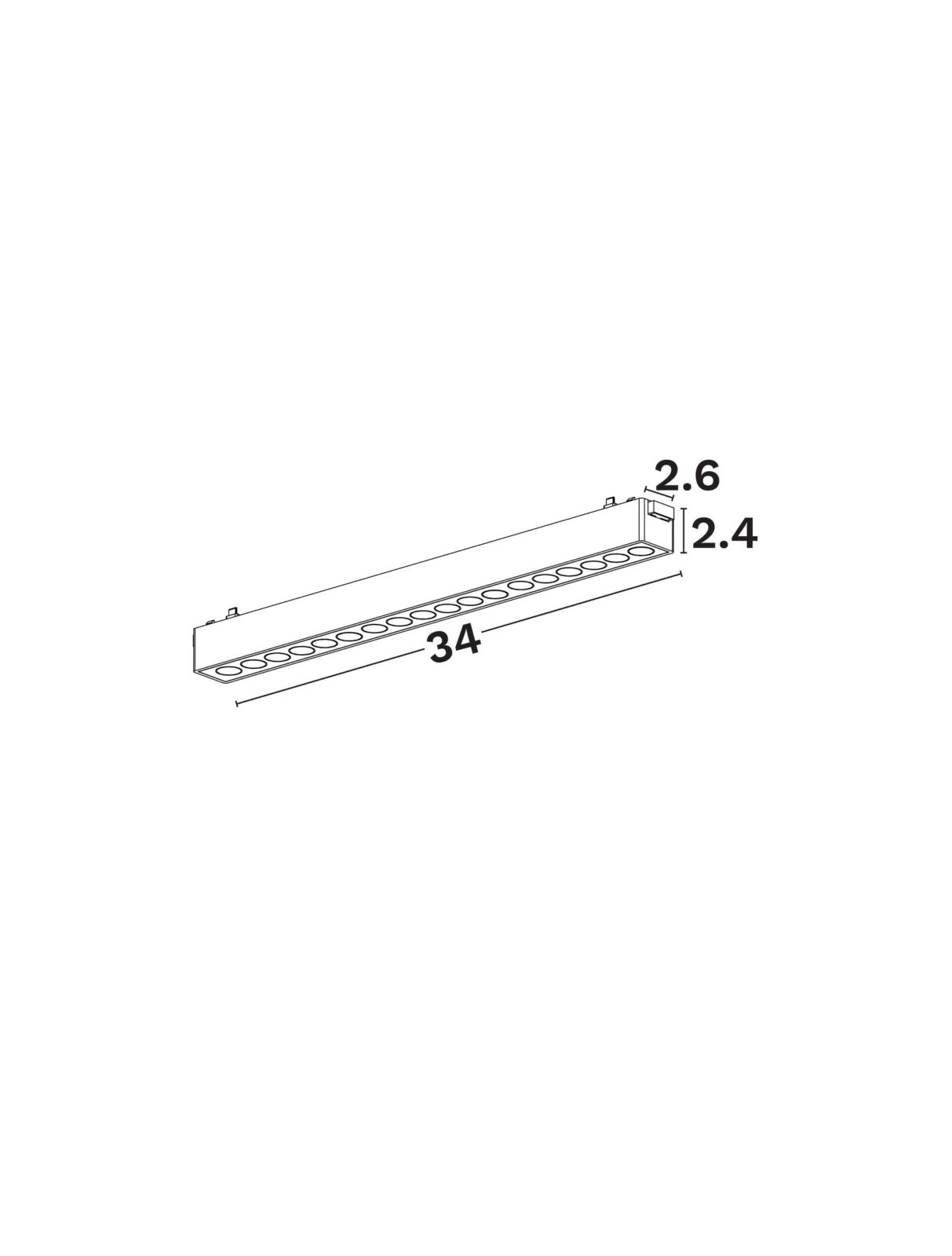 Магнитно тяло Nova Luce FLAT 9580813 черен детайл 3