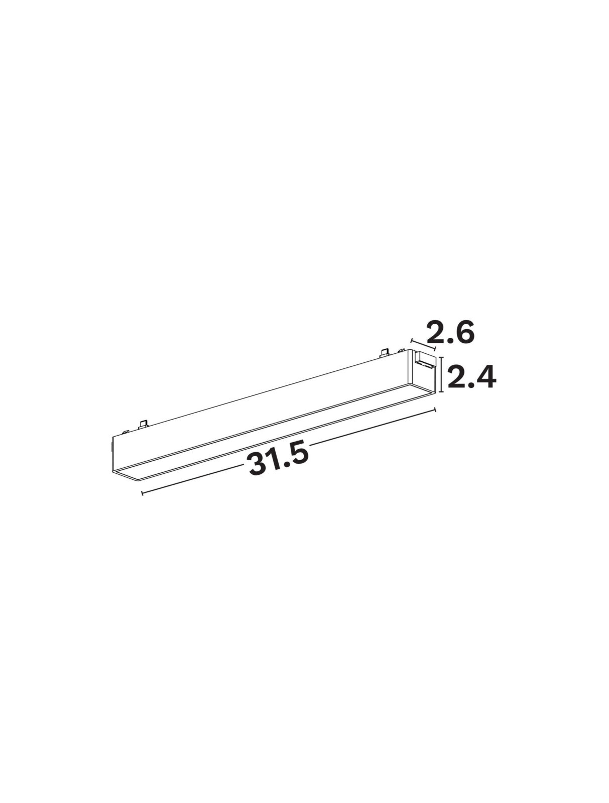 Магнитно тяло Nova Luce FLAT 9580814 черен детайл 4