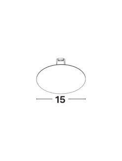 Магнитно тяло Nova Luce FLAT 9580819 черен детайл 2