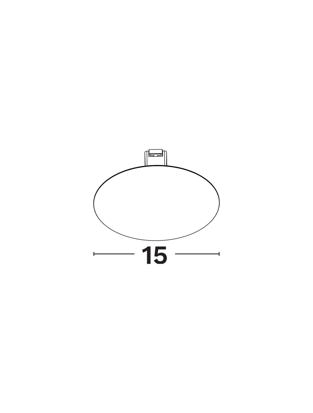 Магнитно тяло Nova Luce FLAT 9580819 черен детайл 2