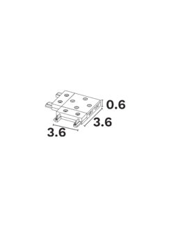 Конектор Nova Luce FLAT 9580826 черен в интериор