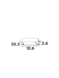 Кутия за захранване Nova Luce FLAT 9580833 черен в интериор