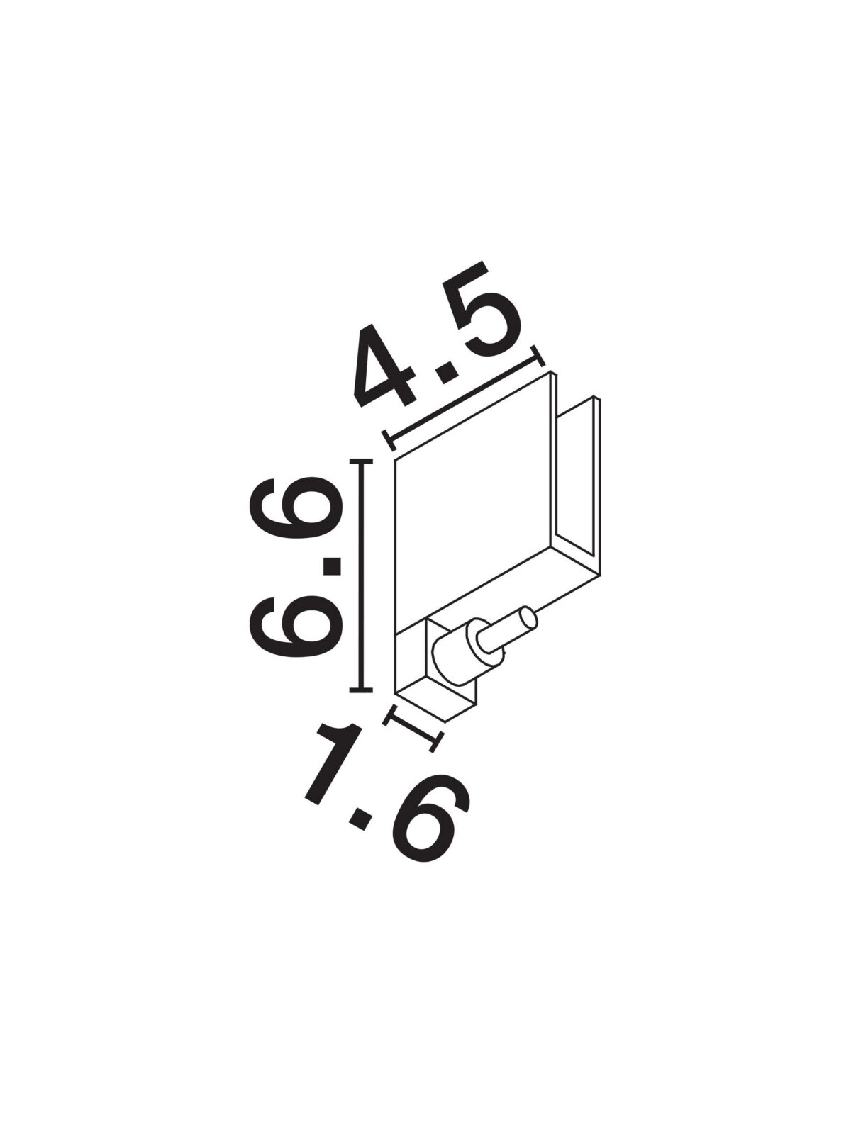 Конектор Nova Luce IVY 9580905 черен в интериор