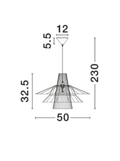 Полилей Nova Luce KAO 9586600 бял детайл 6