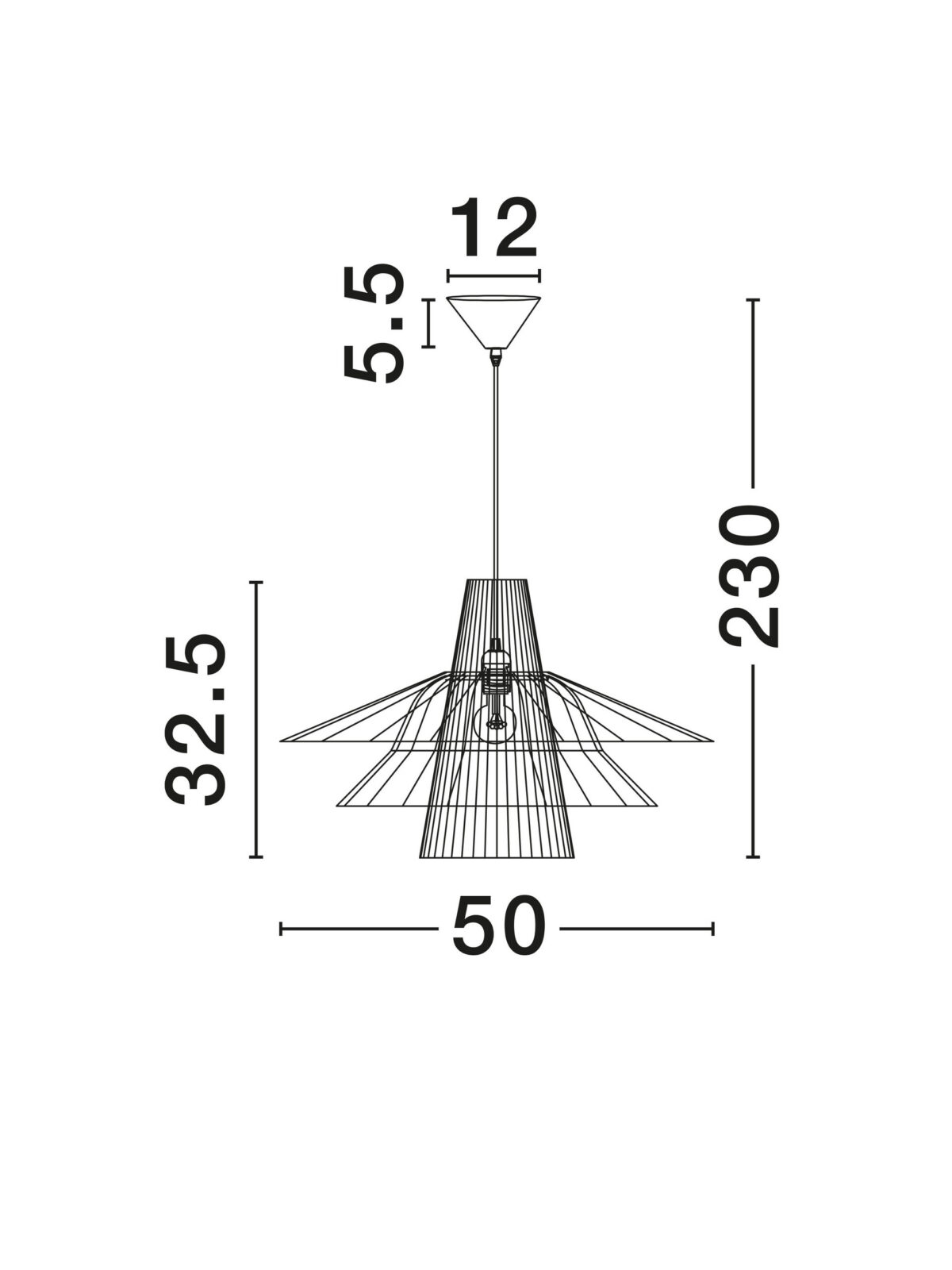 Полилей Nova Luce KAO 9586600 бял детайл 6