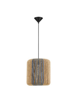 Пендел Nova Luce ABBY 9586604 черен в интериор
