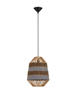 Пендел Nova Luce COPOS 9586609 черен в интериор