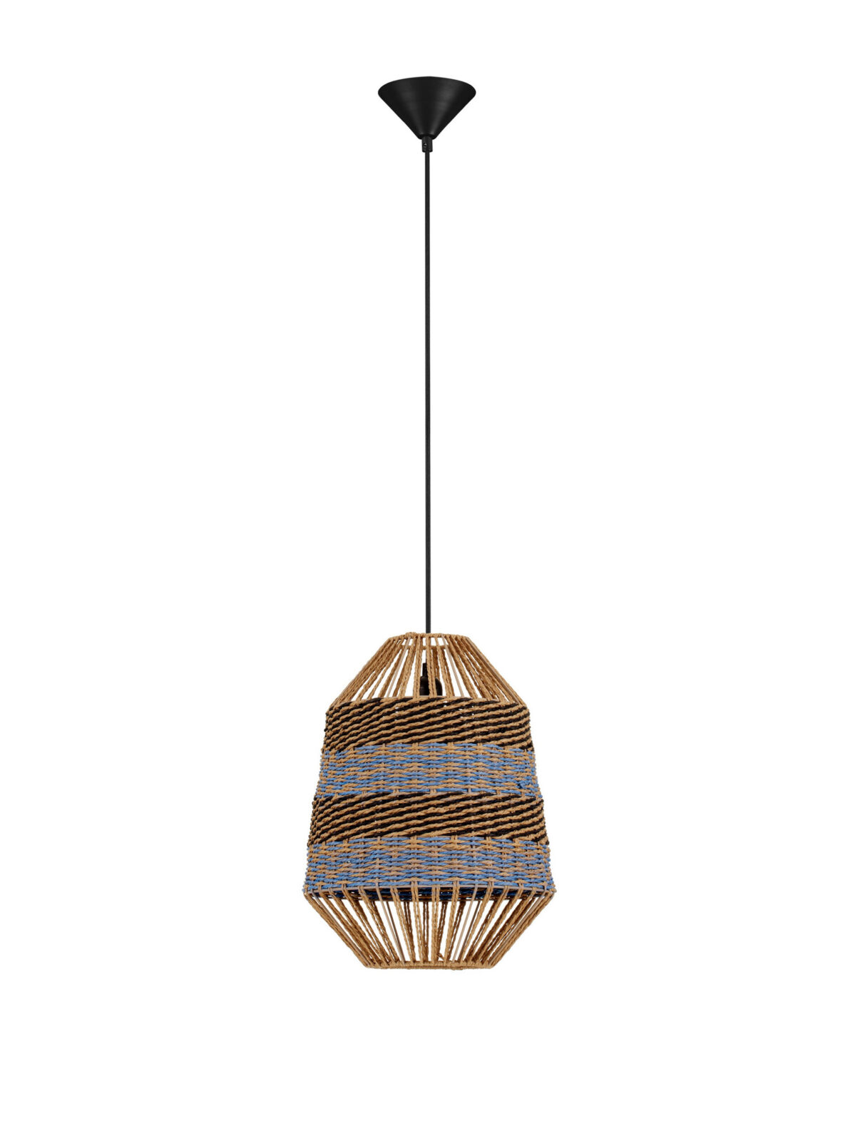 Пендел Nova Luce COPOS 9586609 черен в интериор