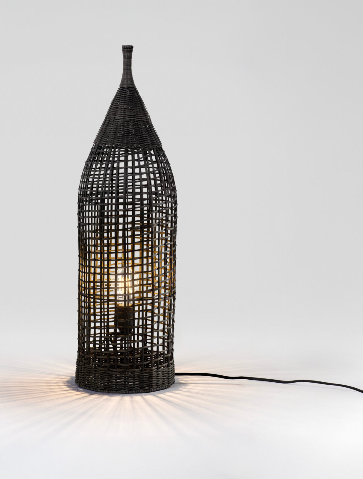 Лампион Nova Luce NAOS 9586629 черен детайл 3
