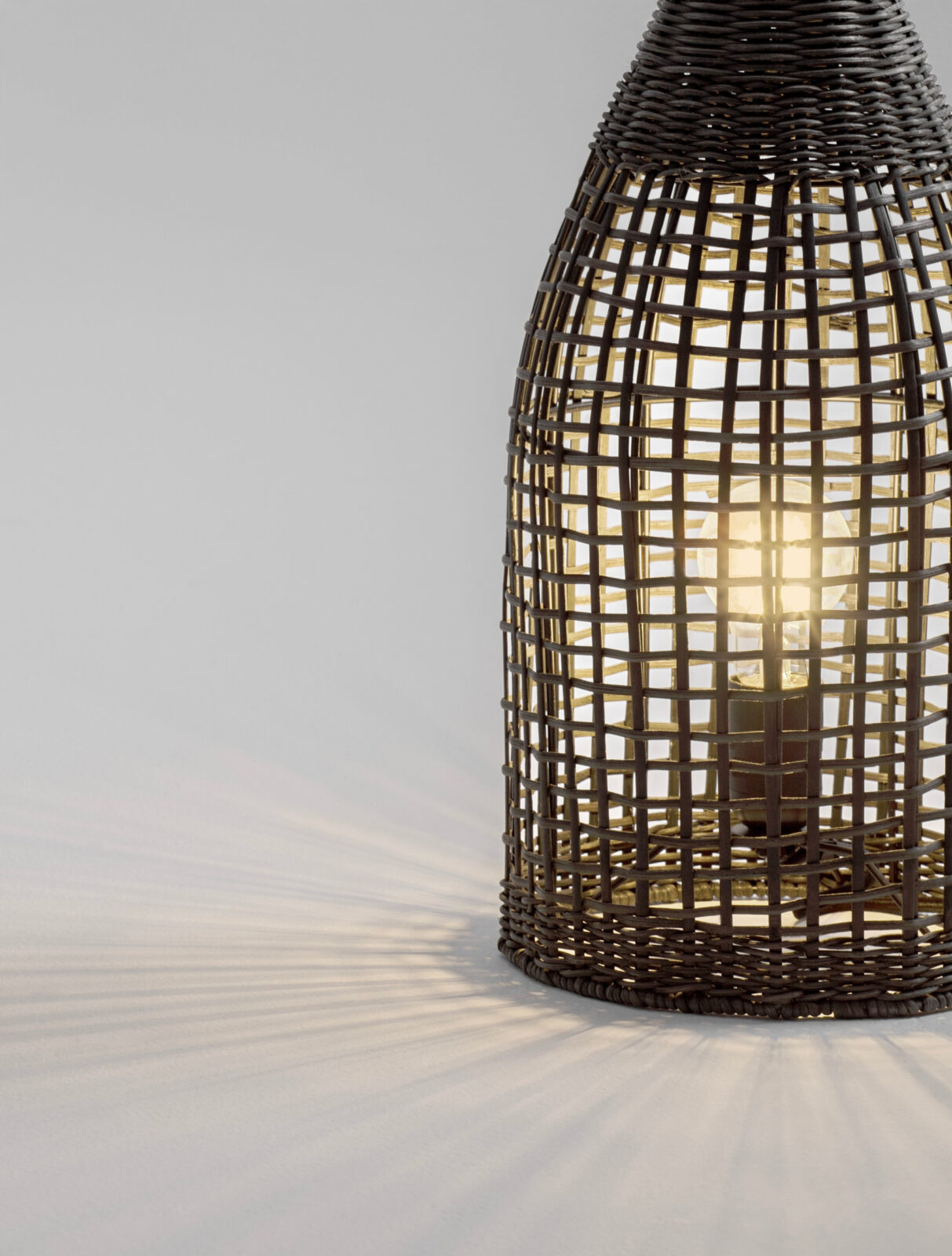 Лампион Nova Luce NAOS 9586630 черен детайл 4