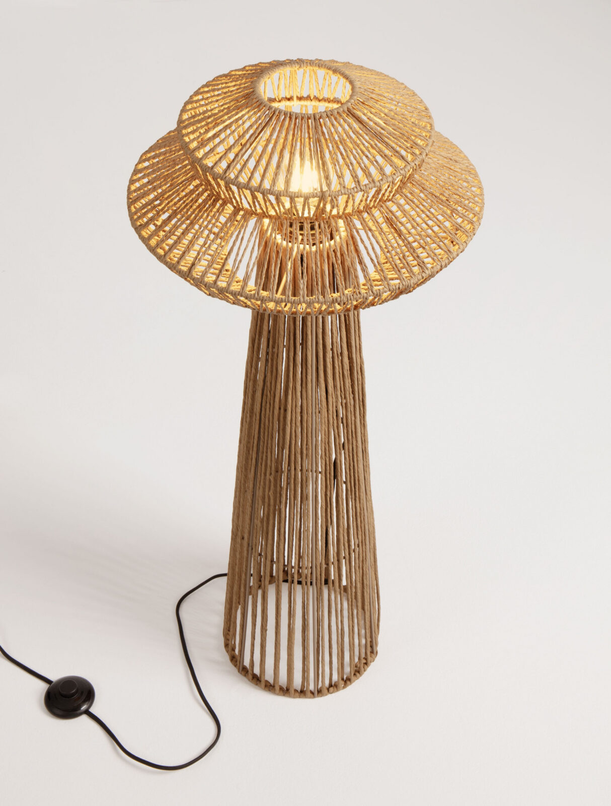 Лампион Nova Luce NUA 9586640 черен детайл 7