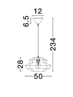 Полилей Nova Luce NUA 9586641 черен детайл 7