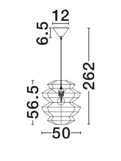 Полилей Nova Luce NUA 9586643 черен детайл 7