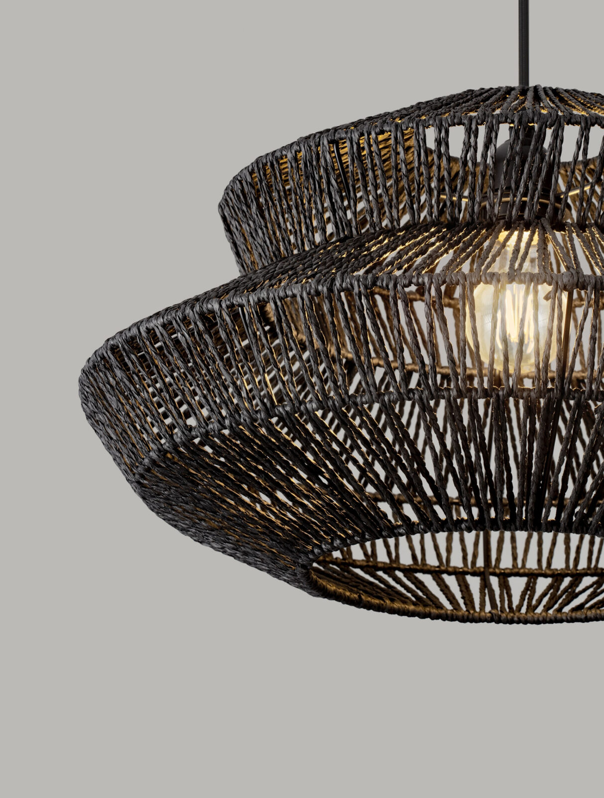 Полилей Nova Luce NUA 9586644 черен детайл 4