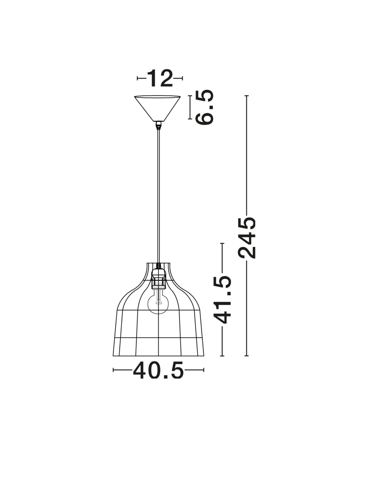 Полилей Nova Luce SOLITA 9586657 черен детайл 6