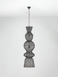 Полилей Nova Luce BREENA 9586660 черен детайл 2